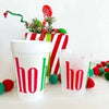 Christmas Styrofoam Cups 10 Pack Sleeve {ho ho ho}