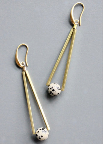 Dalmation Earrings