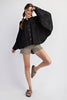 Button Front Dolman Top