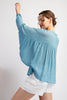 Button Front Dolman Top