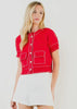Knitted Button Up Top