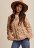 Tufted Dot Cable Chunky Sweater