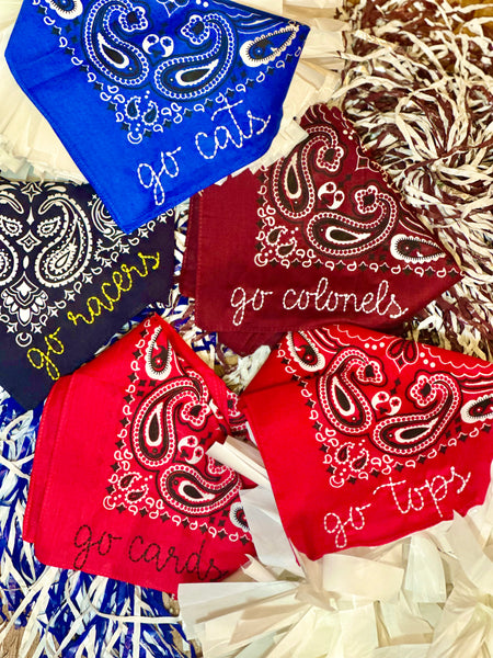 Customed Embroidered Bandanas