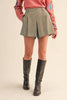 Houndstooth Pleated Shorts