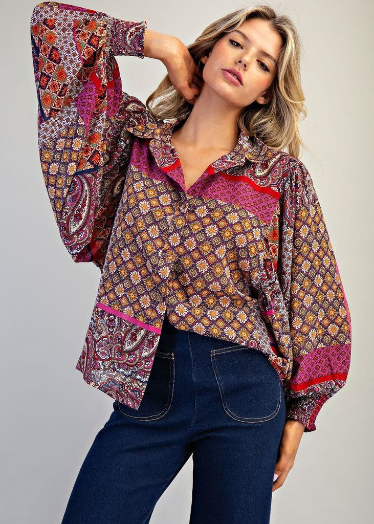 Boho Pattern Top