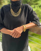Double Chain Gold Bracelet