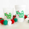 Christmas Foam Cup 10 Pack Sleeve {oh what fun}