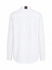 Ben Oxford Cloth Shirt - White w Hunter Green