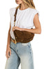 Erica Medium Suede Shoulder Bag