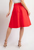 A-Line Midi Skirt