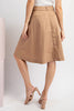 A-Line Midi Skirt