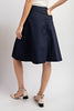 A-Line Midi Skirt