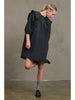 Cotton Ruffle Collar Smock Dress