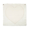 Stitched Heart Hand Painted Wall Hanging 36