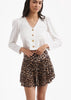 Rose Sheer Skort-  Retro Cheetah
