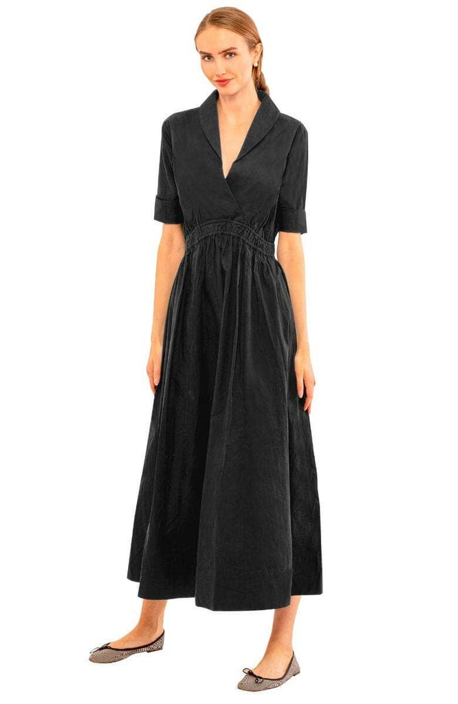 Gretchen Scott LLC - June Maxi Dress - Solid - Black / XS