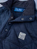 QUILTED PULLOVER (NAVY)