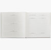 Wedding Journal - White Napa Cowhide Leather