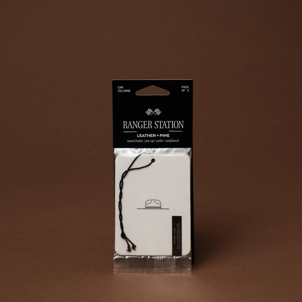 Ranger Station - LEATHER + PINE CAR COLOGNE (3-PACK)