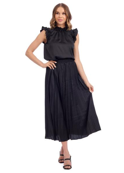 TOWNES PLEATED SKIRT