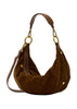 Erica Medium Suede Shoulder Bag