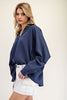 Gauze Dolman Sleeve Top