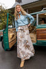 Maple Field & Feather Brady Wrap Maxi Skirt