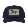 HORSE 5 PANEL TRUCKER (NAVY)