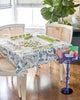 Instructional Mahjong Tablecloth