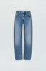 WES HIGH RISE BARREL JEAN - SPECTACLE