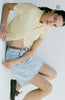 Nolan Relaxed Straight Cut Off - Postcards Vintage