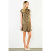 Silk Horse Print Sleeveless Dress