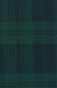 Gretchen Scott LLC - Ruffleneck Tunic - Black Watch Plaid - Navy/Green / S