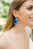 Acrylic Football Earrings