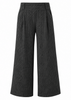 Ventura Brushed Stripe Wide Leg Crop Pant