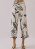 Floral Print Silhouette Pants
