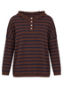 Catalina Cotton Ruffle Henley