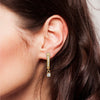 Alessia Huggie Hoop Earring