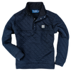 QUILTED PULLOVER (NAVY)