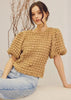 Short Sleeve Bubble Top