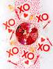 XO SHAPED PAPER PLATES