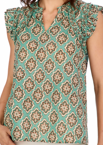 BEATRIX FLUTTER TOP