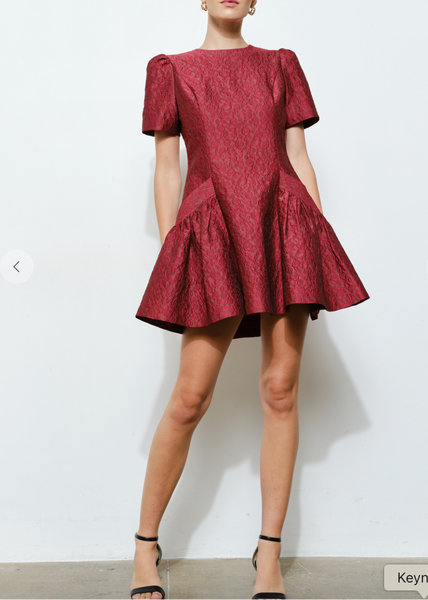 Jacquard Mini Dress