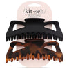 Jumbo Classic Claw Clips 2pc - Recycled Plastic