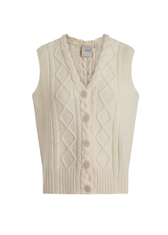 Tatyana Cable Knit Vest