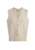 Tatyana Cable Knit Vest