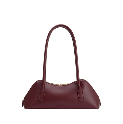 Dakota Burgundy Red Recycled Vegan Shoulder Bag