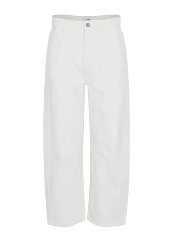 BEAU SEAMED CRESCENT LEG - PAPER WHITE