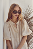 Bubble Linen Dress