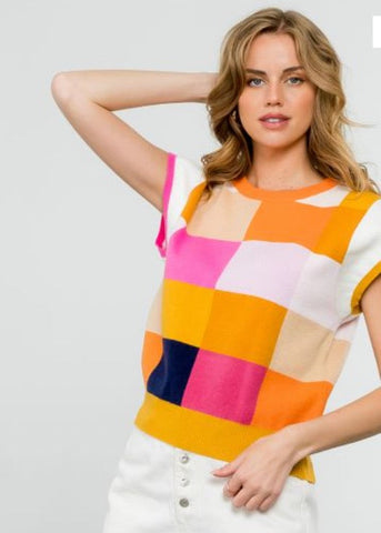 Block Print Top